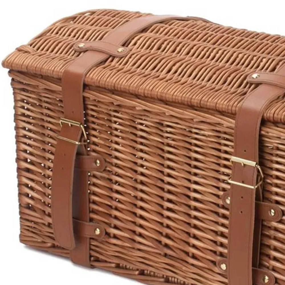 Small Domed Storage Hamper - Brown, Wicker