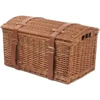 Small Domed Storage Hamper - Brown, Wicker