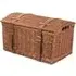 Small Domed Storage Hamper - Brown, Wicker
