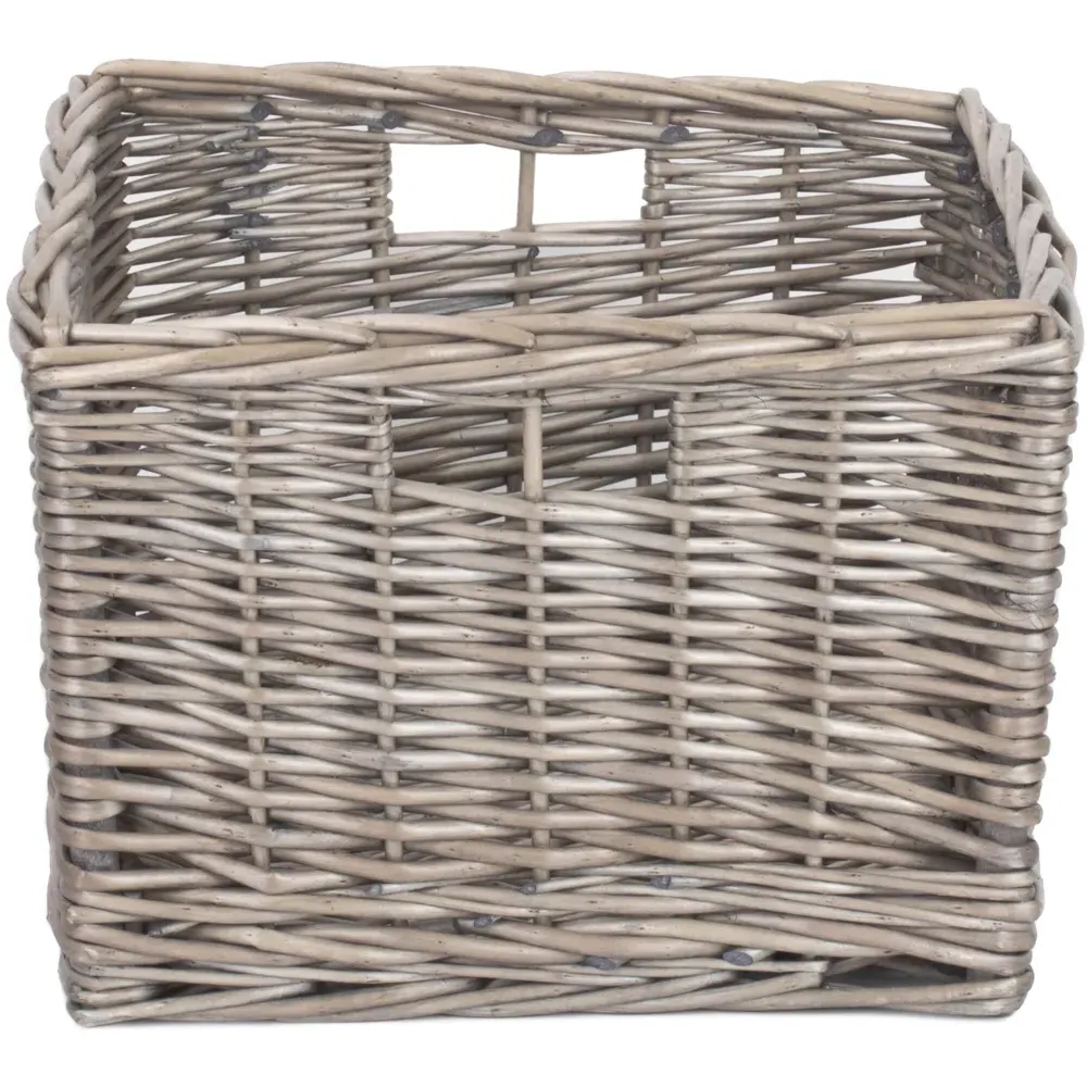 Small Square Storage Basket - Brown