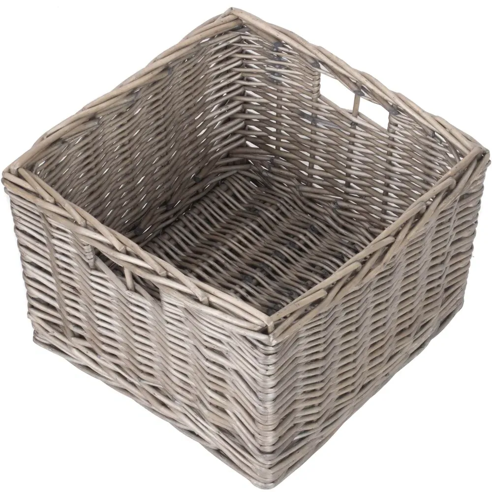Small Square Storage Basket - Brown