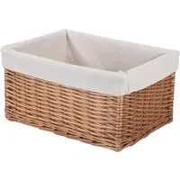 Small Storage Wicker Basket - Brown