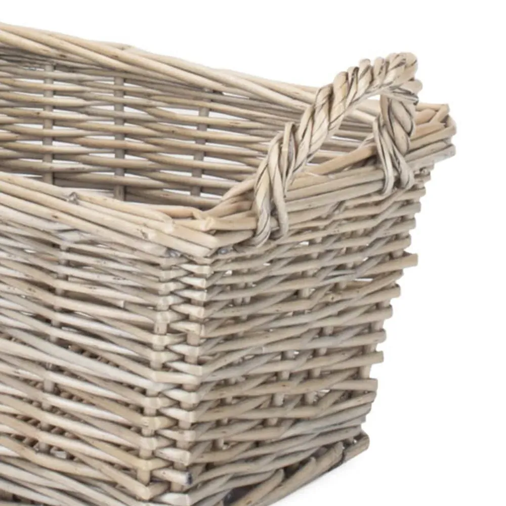 Small Wicker Storage Basket - Brown