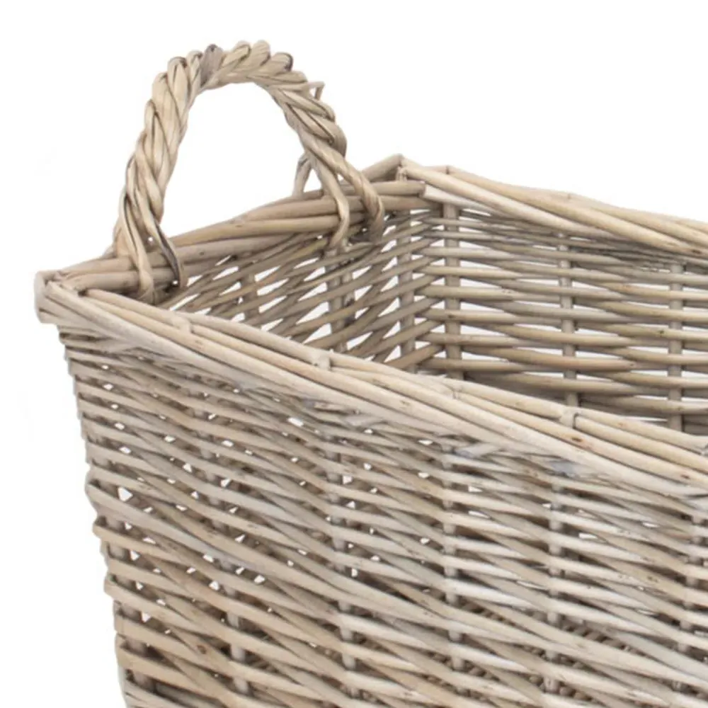 Small Wicker Storage Basket - Brown
