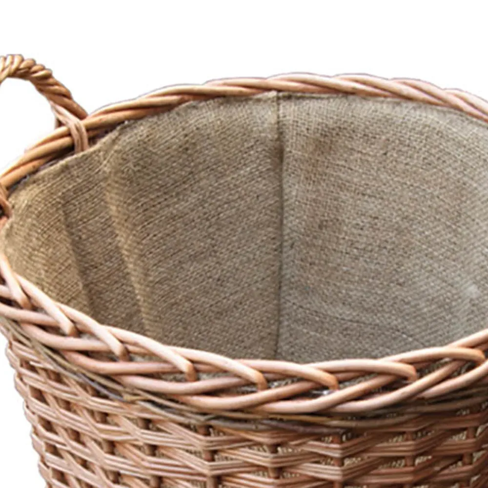 Somerset Tall Log Basket - Brown, Wicker