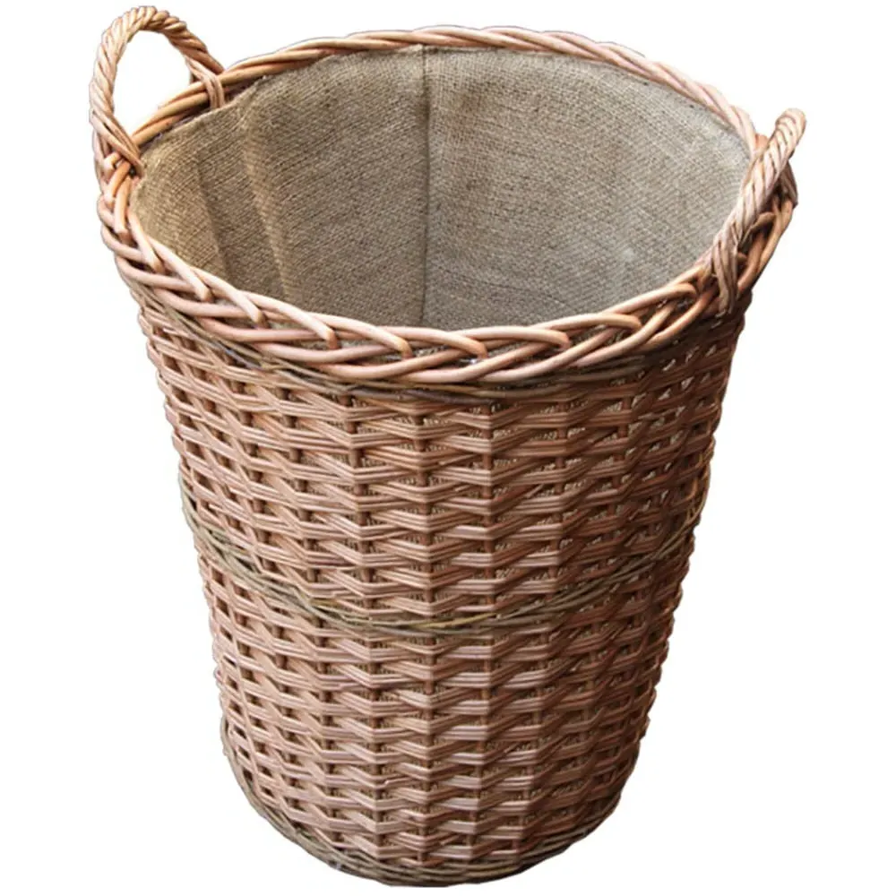 Somerset Tall Log Basket - Brown, Wicker