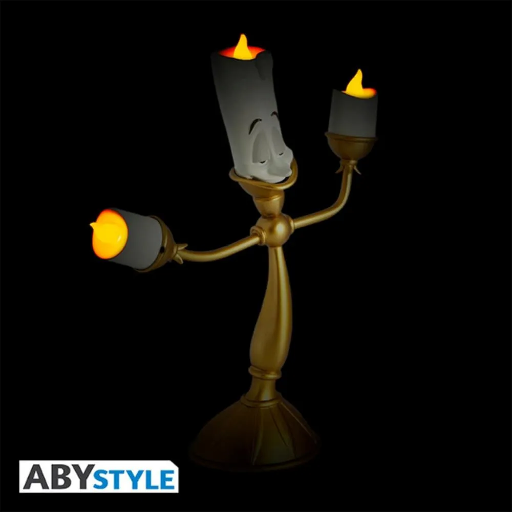 Disney Beauty and the Beast Lumiere Lamp - Gold