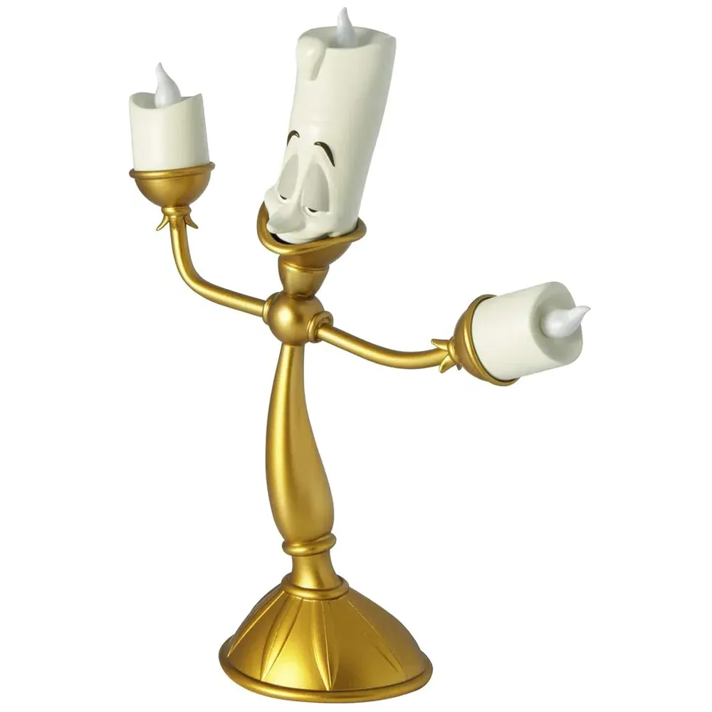 Disney Beauty and the Beast Lumiere Lamp - Gold image
