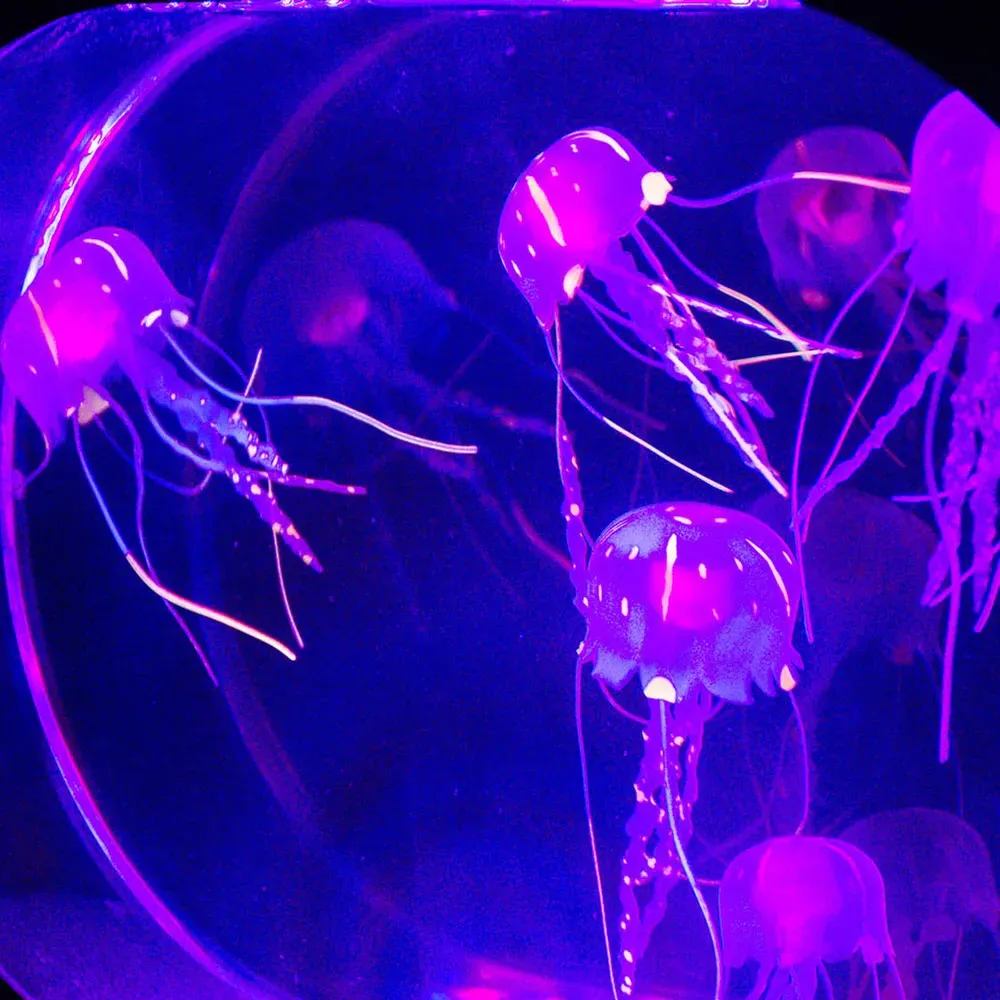 Realistic Jellyfish Light with 5 Colors - Black
