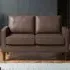 2-Seater Sofa - Brown, Faux Leather