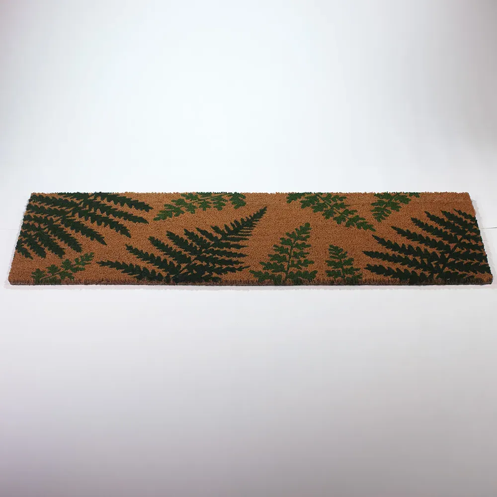 Fern Latex Backed Runner - Green