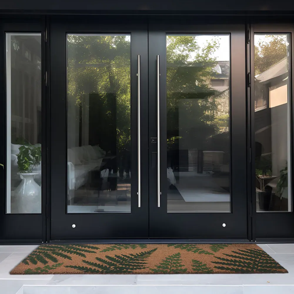 Fern Latex Backed Runner - Green