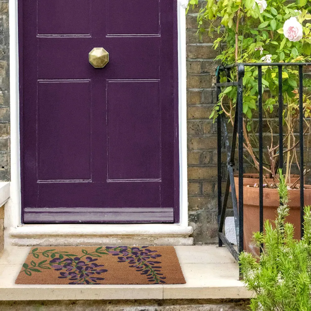 Wisteria Latex Backed Door Mat - Multi