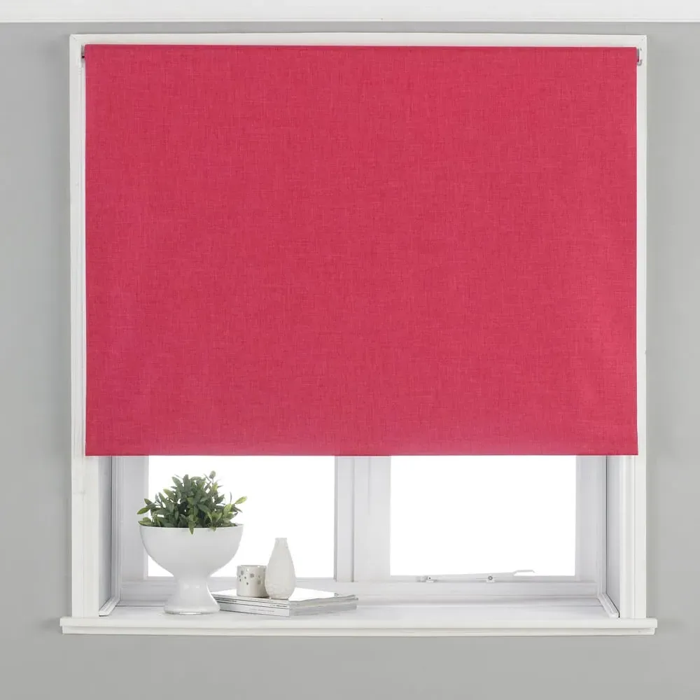 Twilight Thermal Blackout Roller Blind - Pink