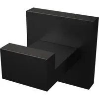 Square Robe Hook - Black, Stainless Steel