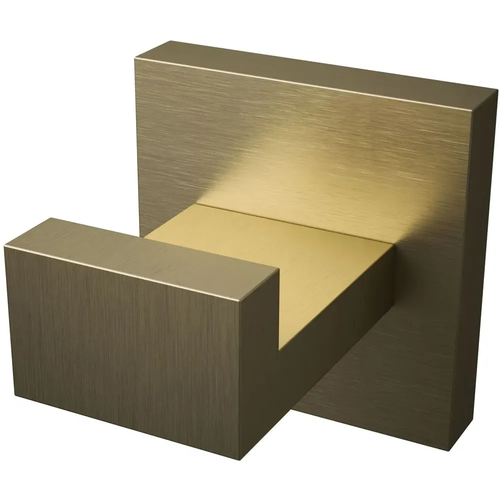 Square Robe Hook - Gold, Stainless Steel