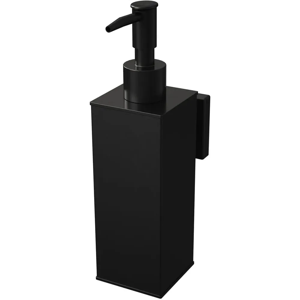 Square Soap Dispenser 180ml - Black image