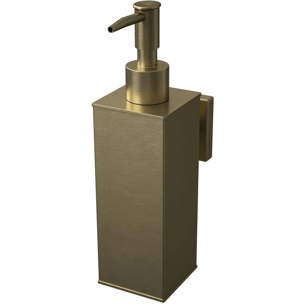 Square Soap Dispenser 180ml - Gold