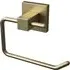 Square Toilet Roll Holder - Gold, Zinc Alloy