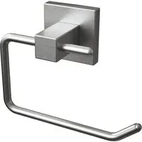 Square Toilet Roll Holder - Silver, Zinc Alloy
