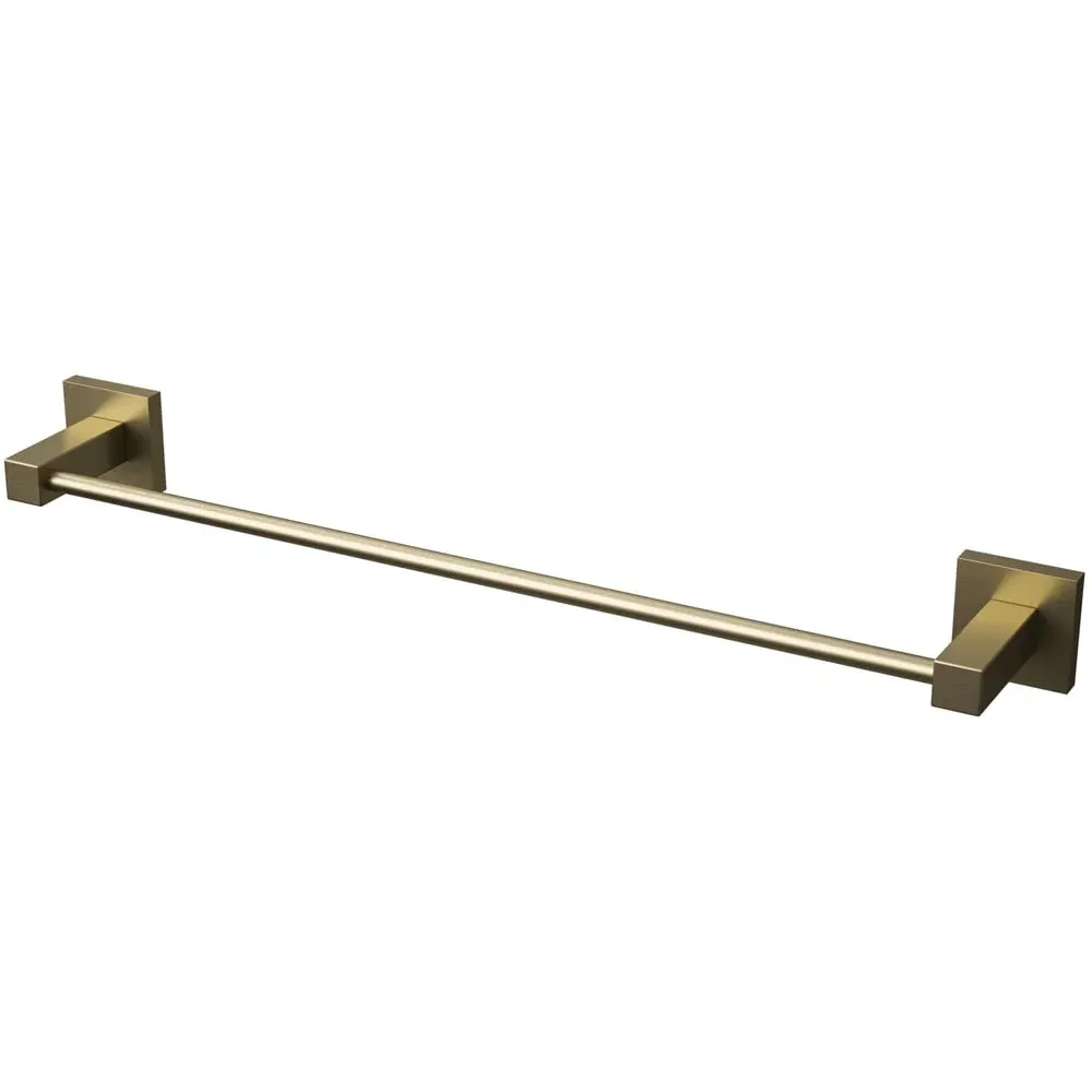 Square Towel Rail 450mm - Gold, Stainless Steel