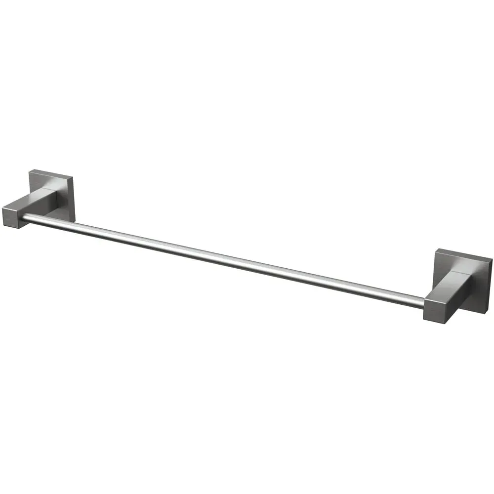 Square Towel Rail 450mm - Silver, Stainless Steel