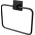 Square Towel Ring - Black, Stainless Steel