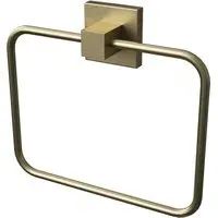 Square Towel Ring - Gold, Stainless Steel