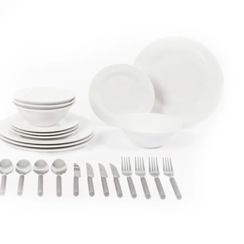 36 Piece Dinner Set - White