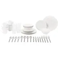 36 Piece Dinner Set - White