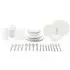 36 Piece Dinner Set - White