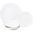 Day To Day 12 Piece Dinner Set - White, Porcelain