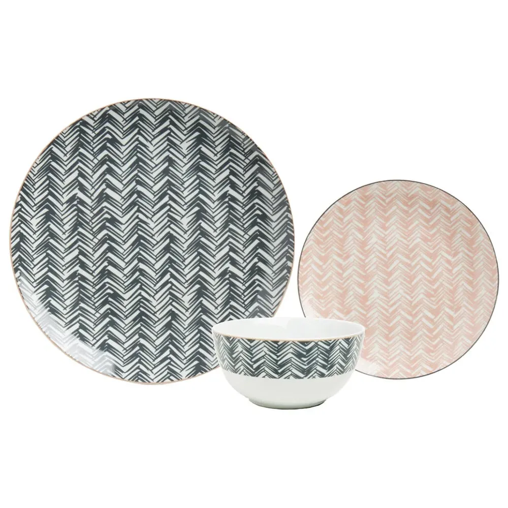 Mali 12 Piece Dinner Set - Porcelain