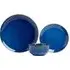 Reactive 12 Piece Dinner Set - Blue, Stoneware