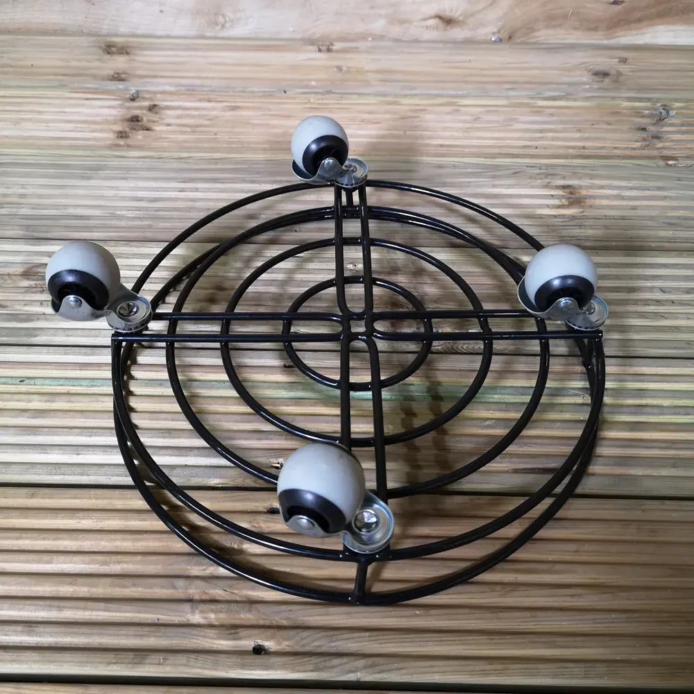 Samuel Alexander Heavy Duty Metal Garden Pot Stand - Black