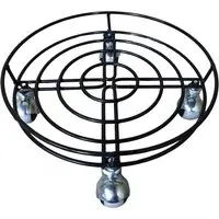 Samuel Alexander Heavy Duty Metal Garden Pot Stand - Black