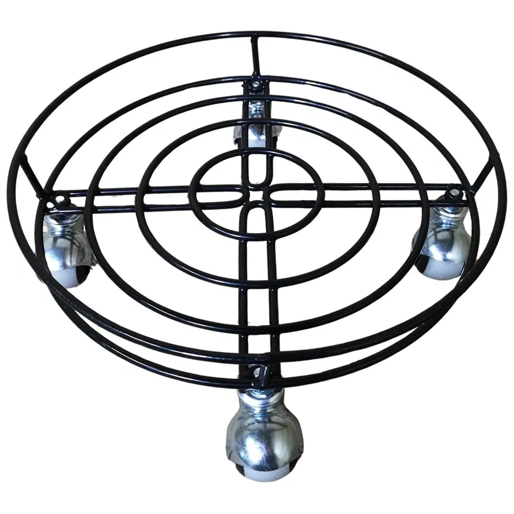 Samuel Alexander Heavy Duty Metal Garden Pot Stand - Black image