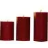 Samuel Alexander Wax Pool Effect Candles with Timer - Red