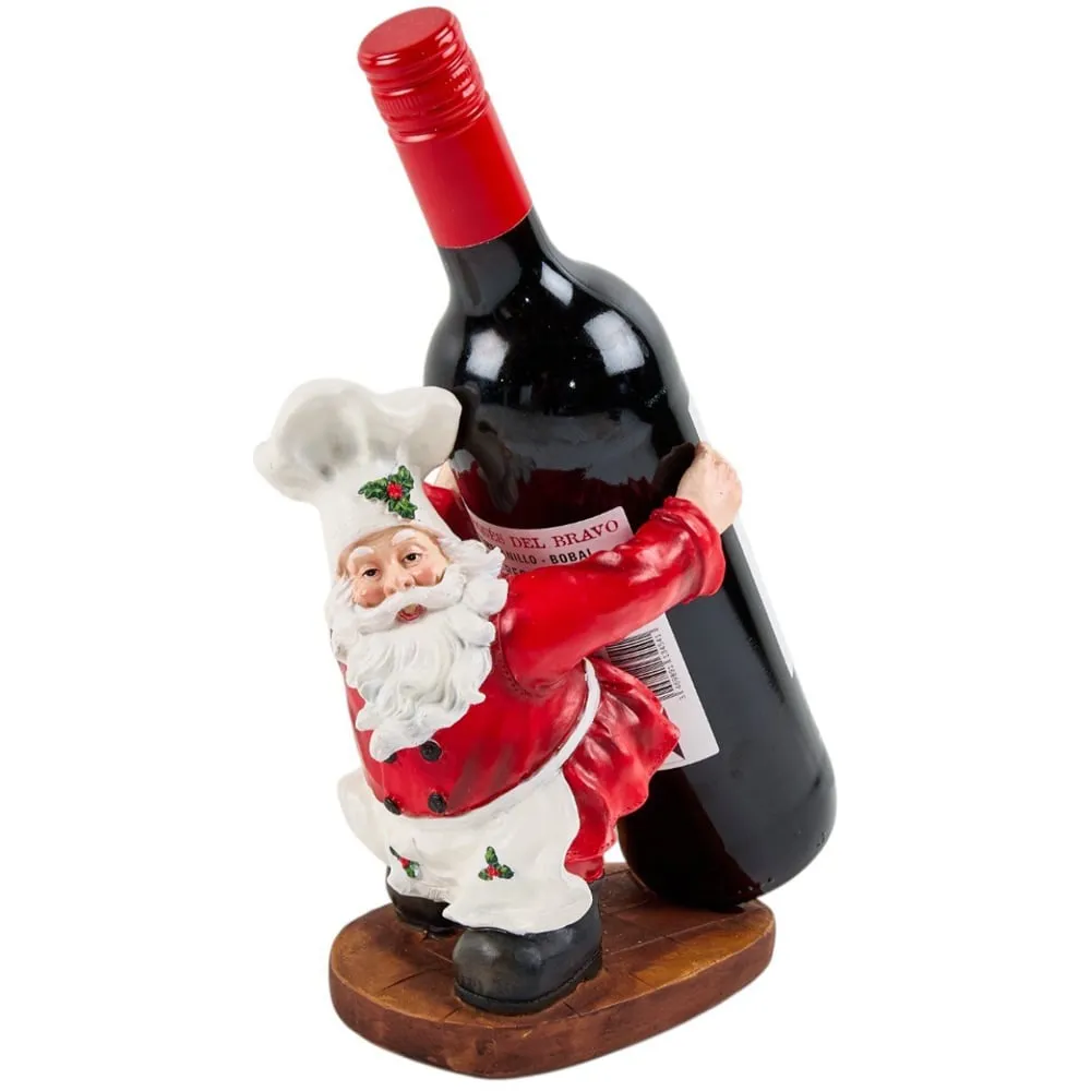 Chef Santa Wine Bottle Holder image