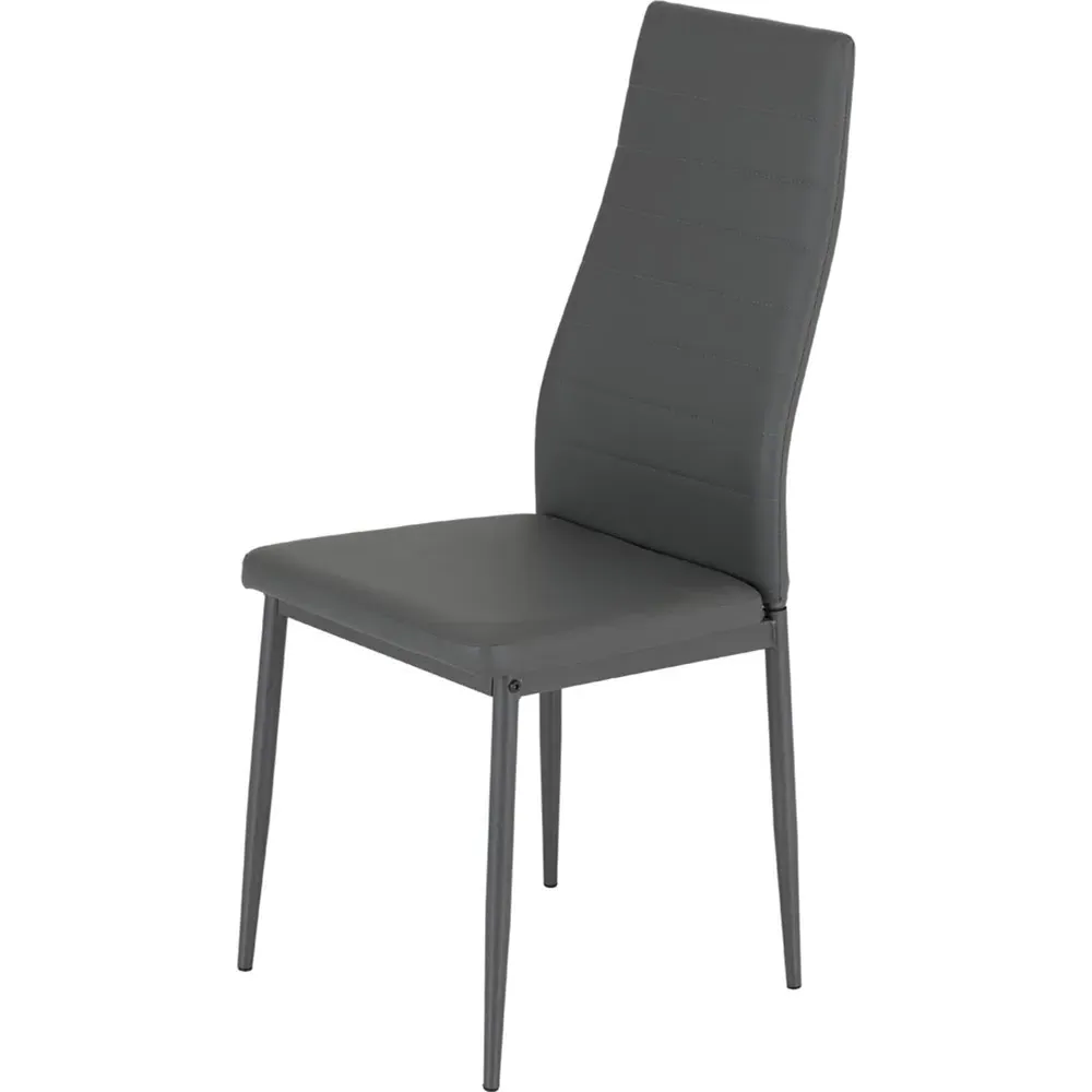 Abbey Set of 2 Dining Chairs - Grey