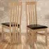 Ainsley Set of 2 Dining Chairs - Brown, Oak Veneer
