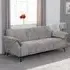 Amalfi 3-Seater Sofa - Grey, Fabric