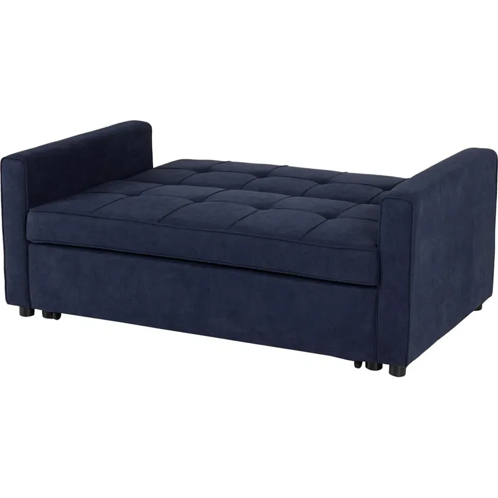 Astoria 2-Seater Sofa Bed with Pull-Out - Blue, Fabric