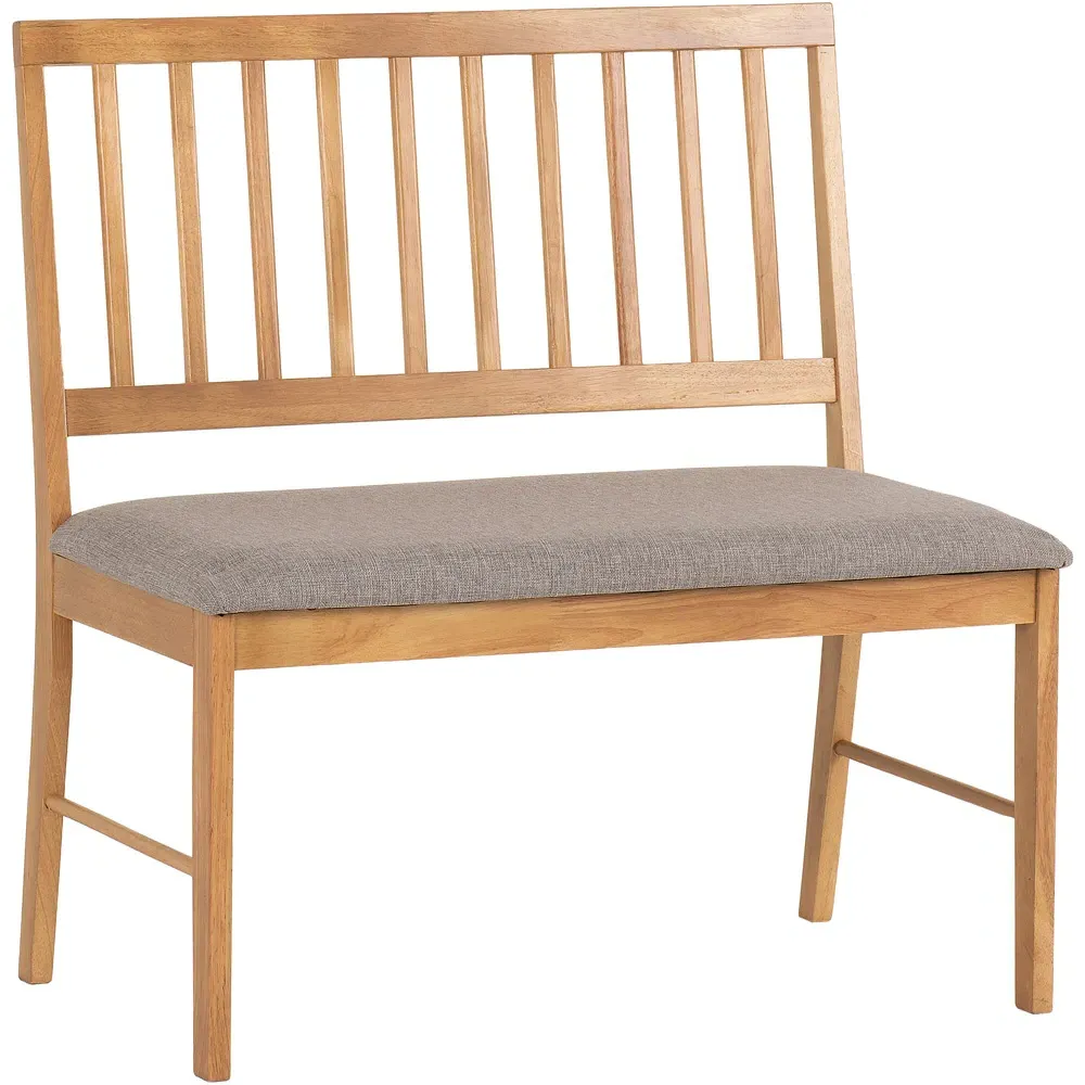 Austin Dining Bench - Grey, Oak Effect