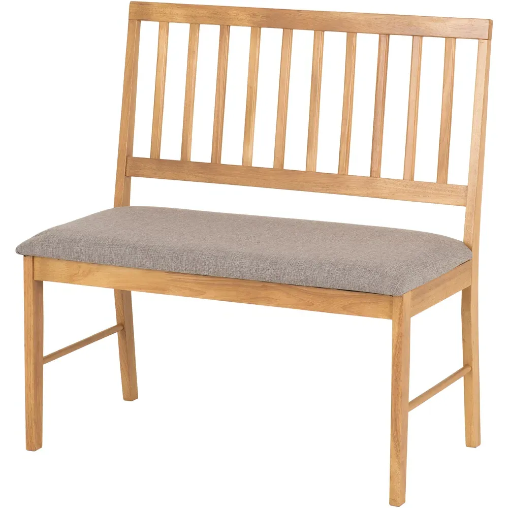 Austin Dining Bench - Grey, Oak Effect