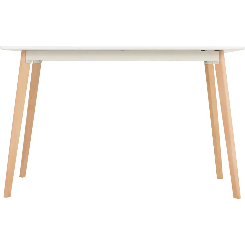 Bendal Dining Table - White, Beech