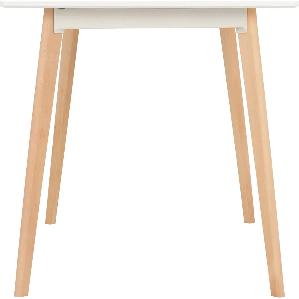 Bendal Dining Table - White, Beech