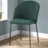 Boston Set of 4 Dining Chairs - Emerald Green, Velvet