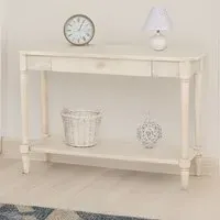 Chantilly Console Table - Antique White
