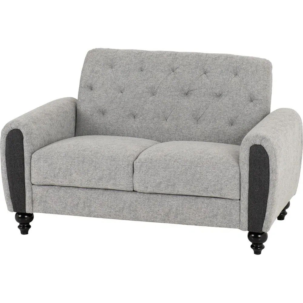Chester 5-Seater Sofa Set - Light Grey